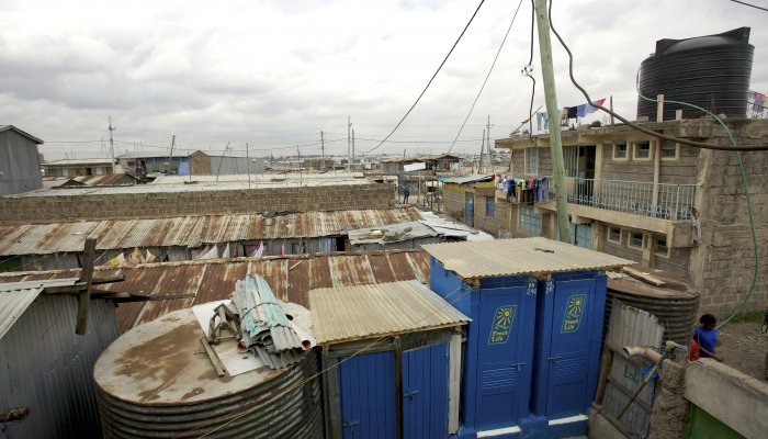 Sanergy has installed nearly 5,000 Fresh Life Toilets in the Kenyan cities of Nairobi and Kisumu. Photo: Sanergy